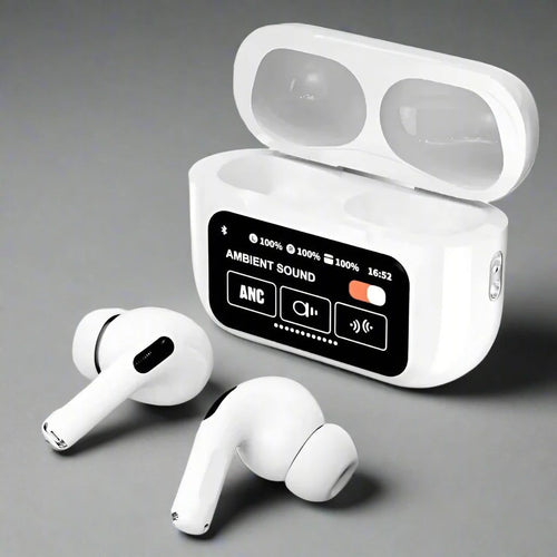 A9 Pro Touch Screen Display ANC Wireless Earbuds