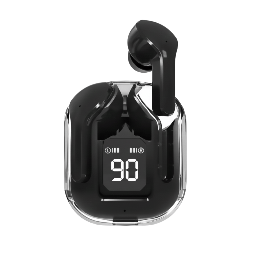 Air 31 TWS Transparent Wireless Earbuds – Black Edition