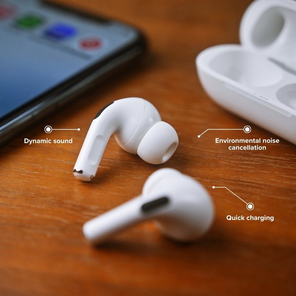 A9 Pro Touch Screen Display ANC Wireless Earbuds