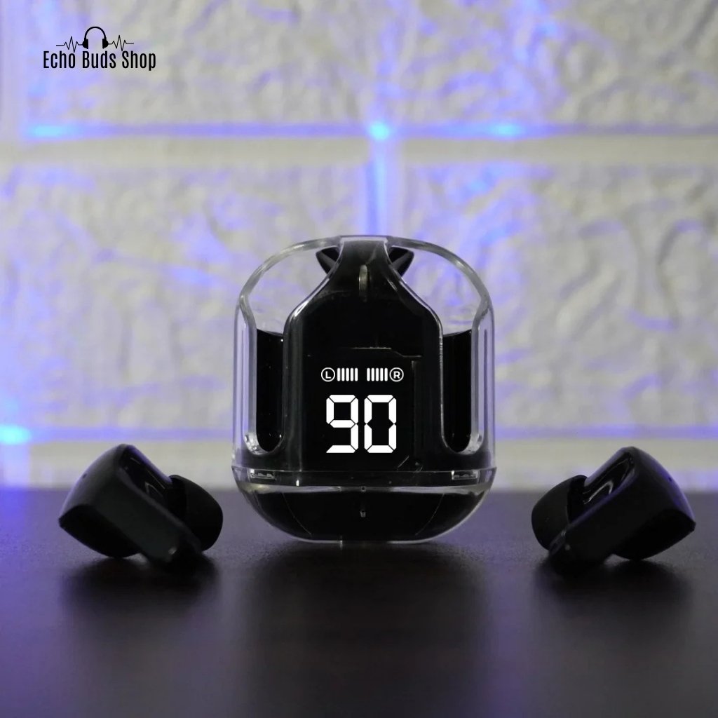 Air 31 TWS Transparent Wireless Earbuds – Black Edition