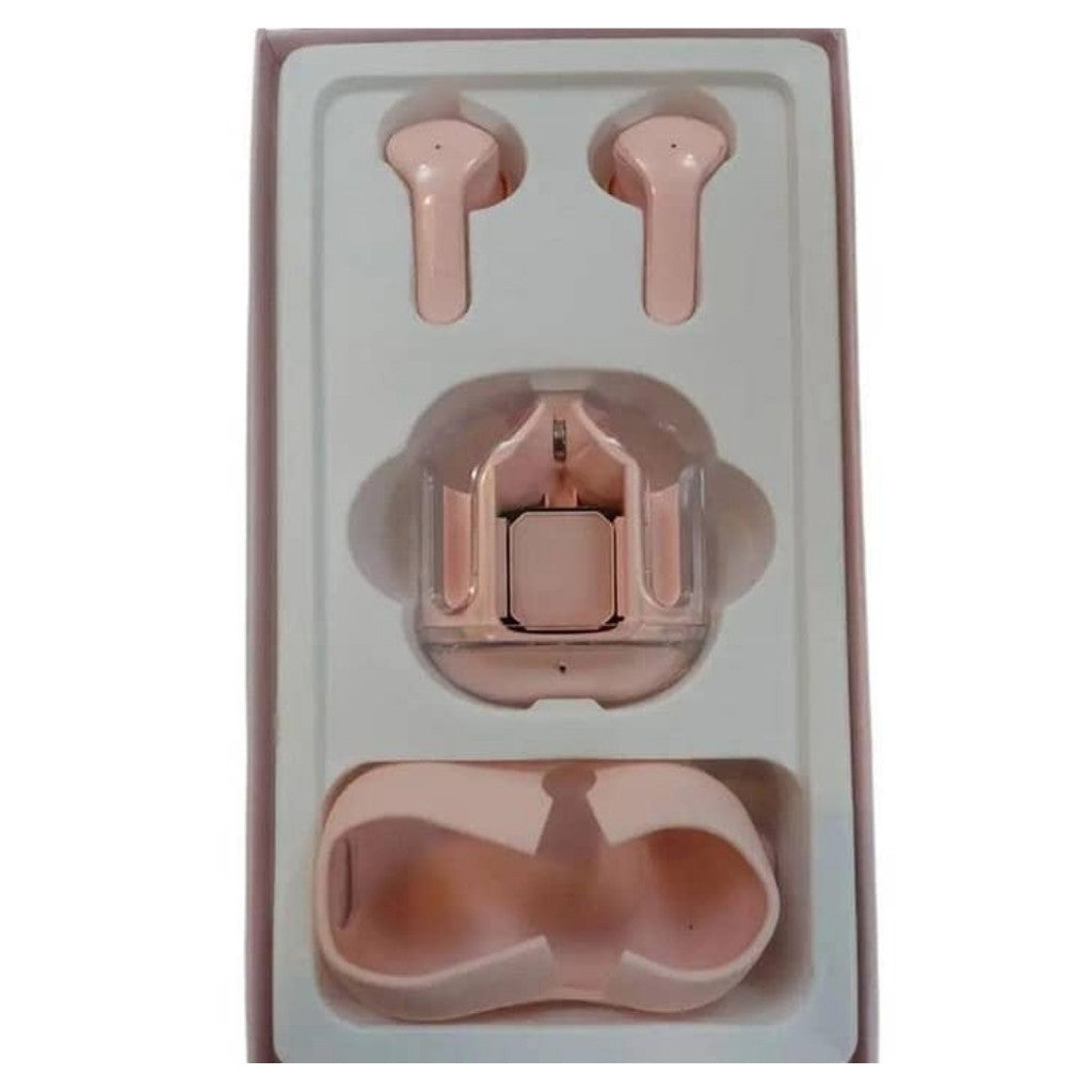 Air 31 TWS Transparent Earbuds Pink