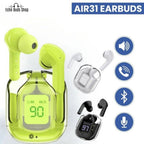 Air 31 TWS Transparent Wireless Earbuds – Green Edition