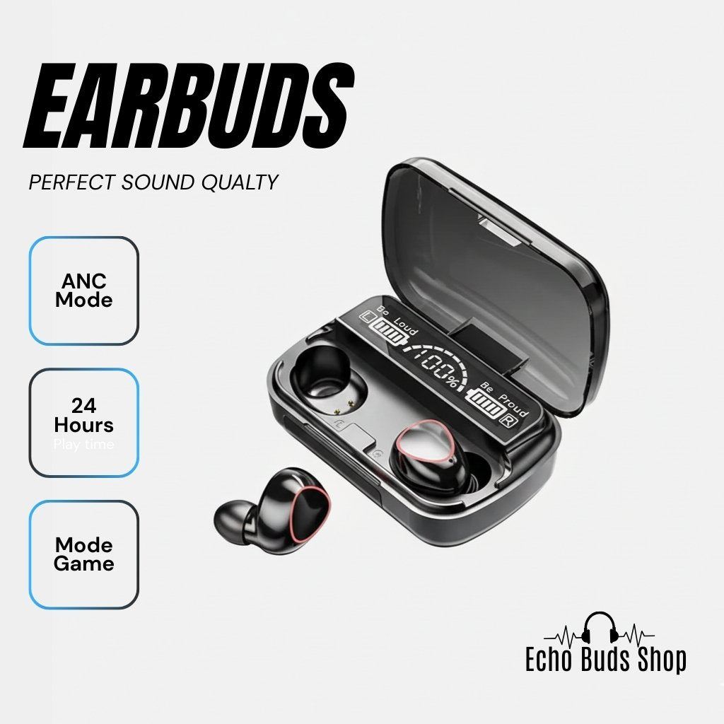 M10 Wireless Earbuds – Bluetooth Noise Cancellation Earphones