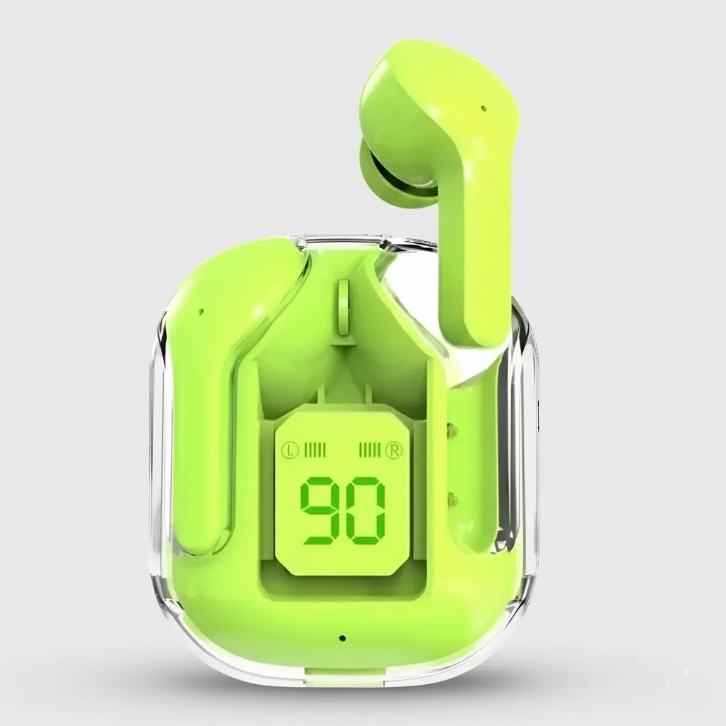 Air 31 TWS Transparent Wireless Earbuds – Green Edition